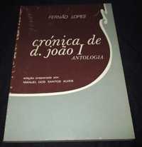 Livro Crónica de D. João I Antologia Fernão Lopes Livraria Popular