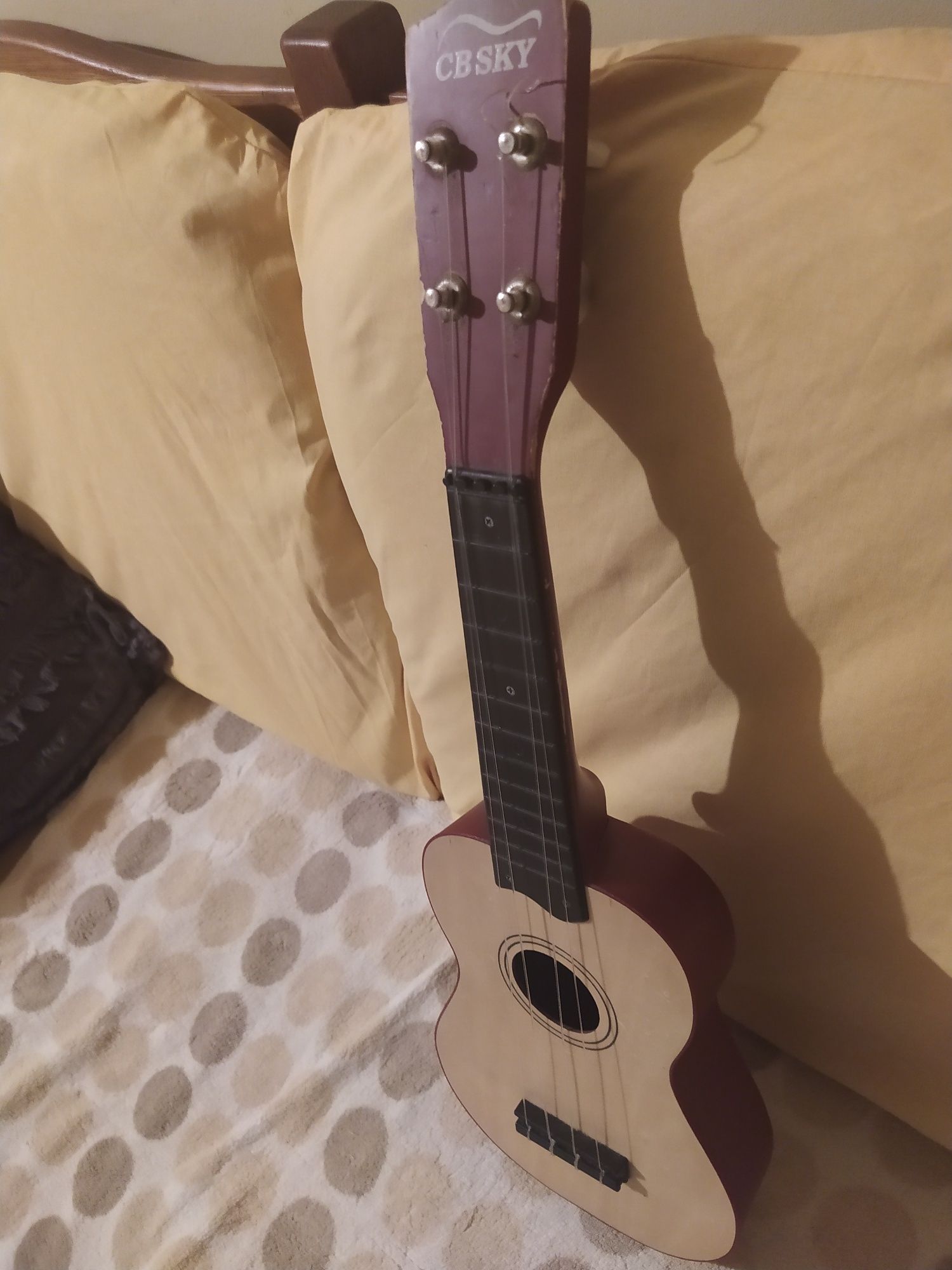 CBSKY ukule drewniany instrument muzyczny  dla dzieci.