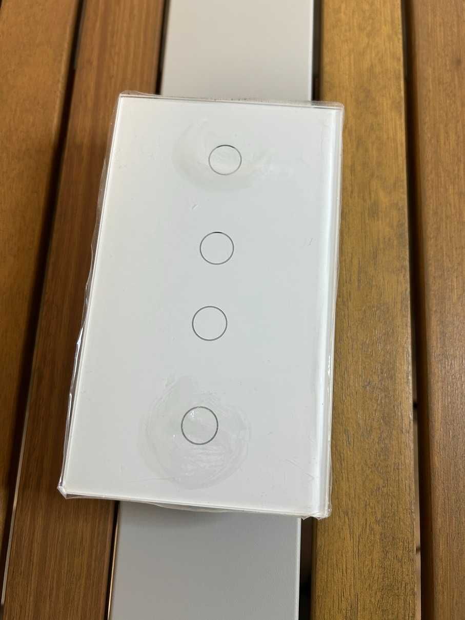Interruptor Duplo Smartify Wi-Fi 2x2 Botões (4 zonas)