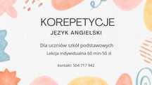 Korepetycje język angielski online szkoła podstawowa