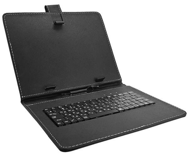 Чехол-обложка с клавиатурой для планшета Black 9.6-10.1 дюймов