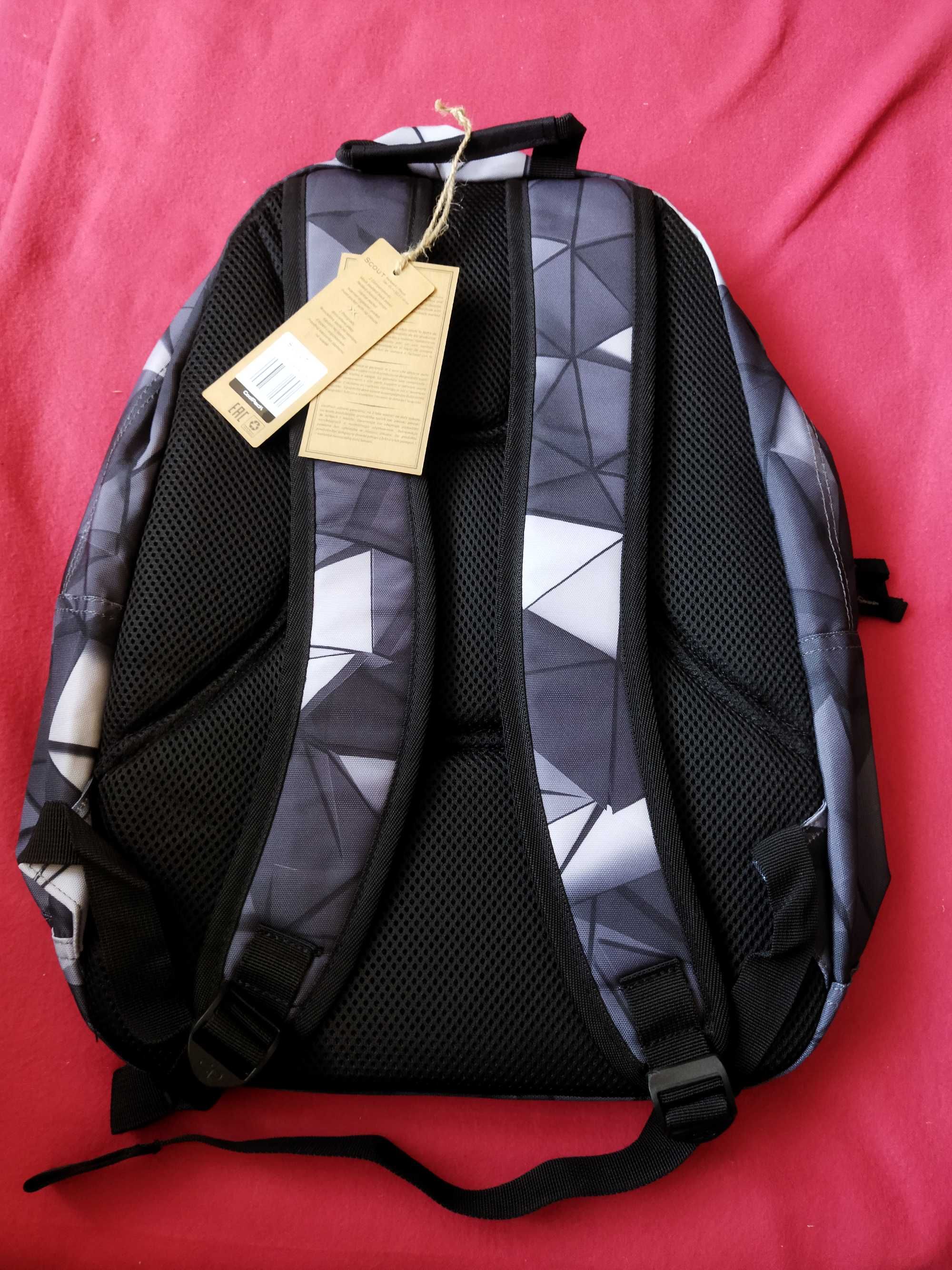 Plecak CoolPack premium Scout GW 2 lata 14391CP nowy szary