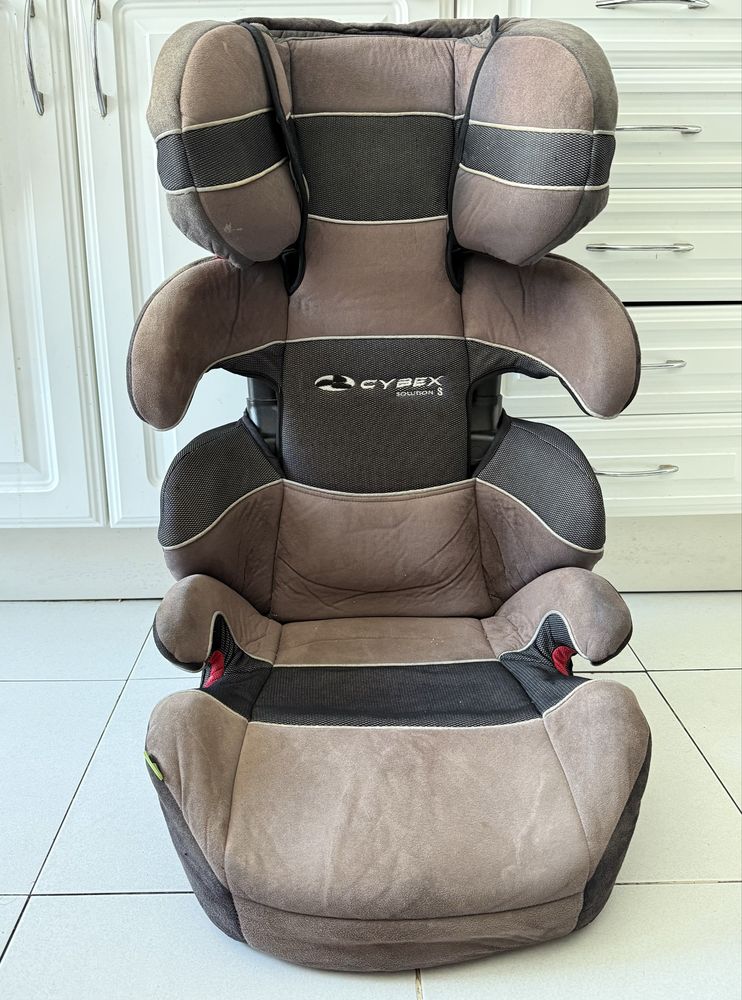 Cadeira Auto CYBEX Solution S (Grupo 2/3 - Preto e Cinzento)