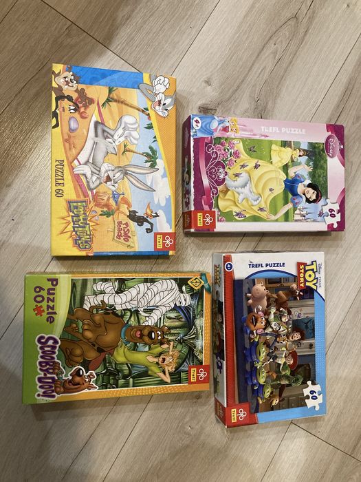 4 x puzzle Trefl, 60, 4+