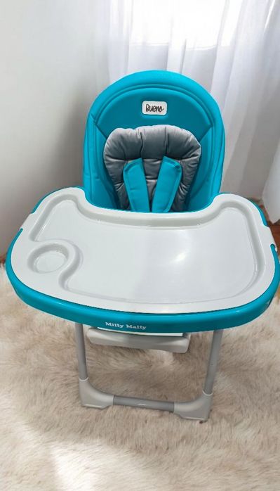 Krzesełko do karmienia Milly Mally Bueno-wygodne, regulowane,