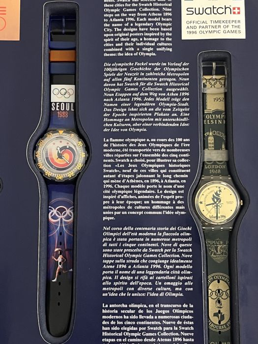 Swatch Historical Olympic Games Collection
