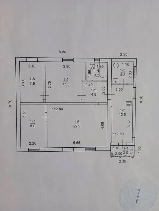 Продам ДОМ 12 КВАРТАЛ, МИРНЫЙ , большой участок