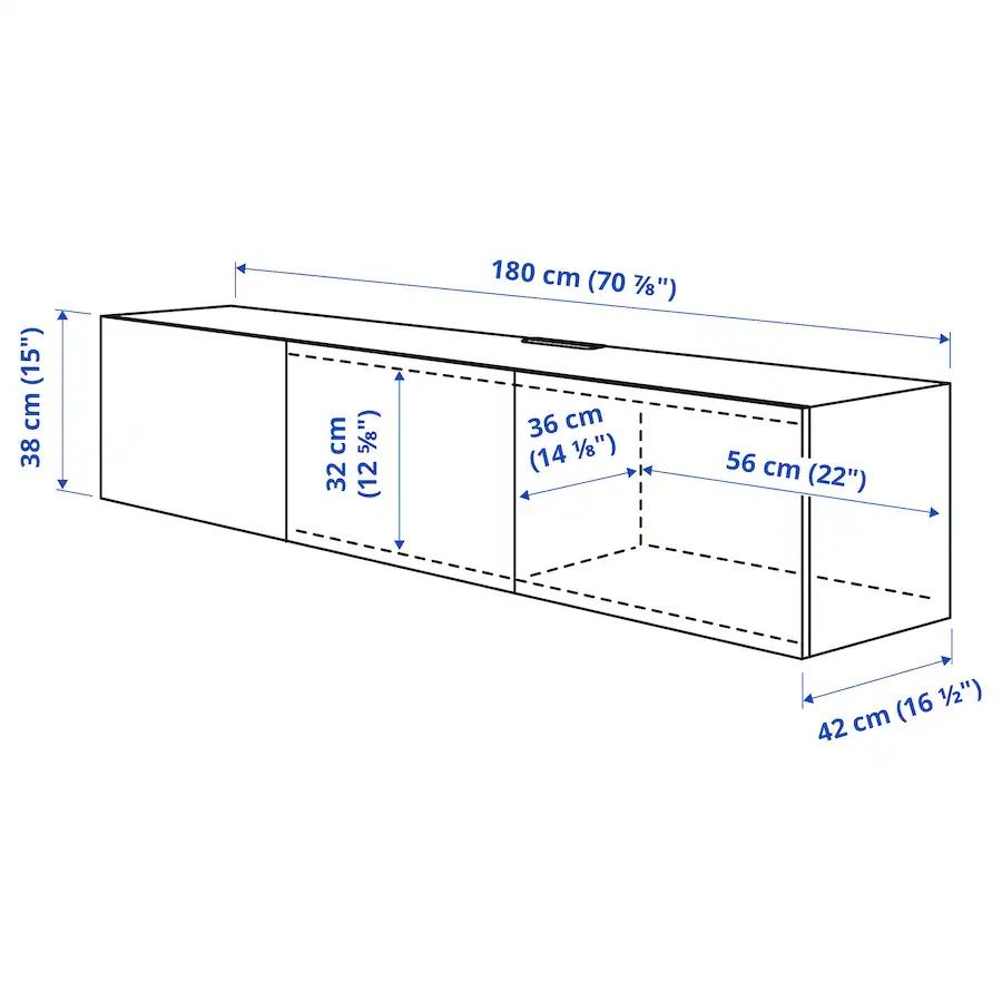 Movel de TV BESTA do Ikea