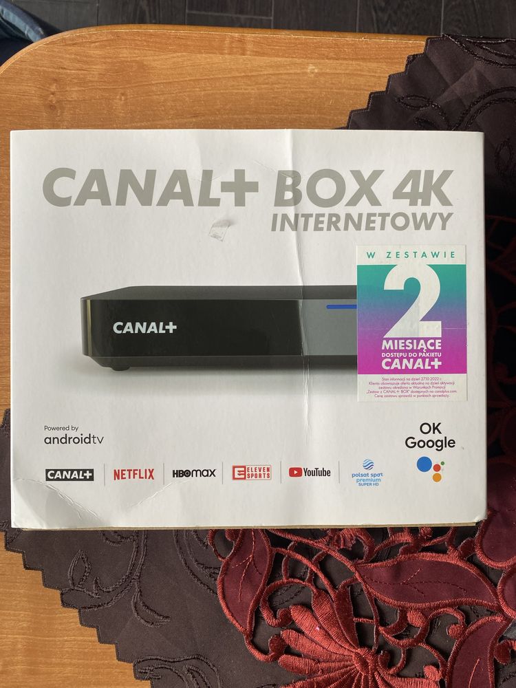 Dekoder canal+ box 4K internetowy