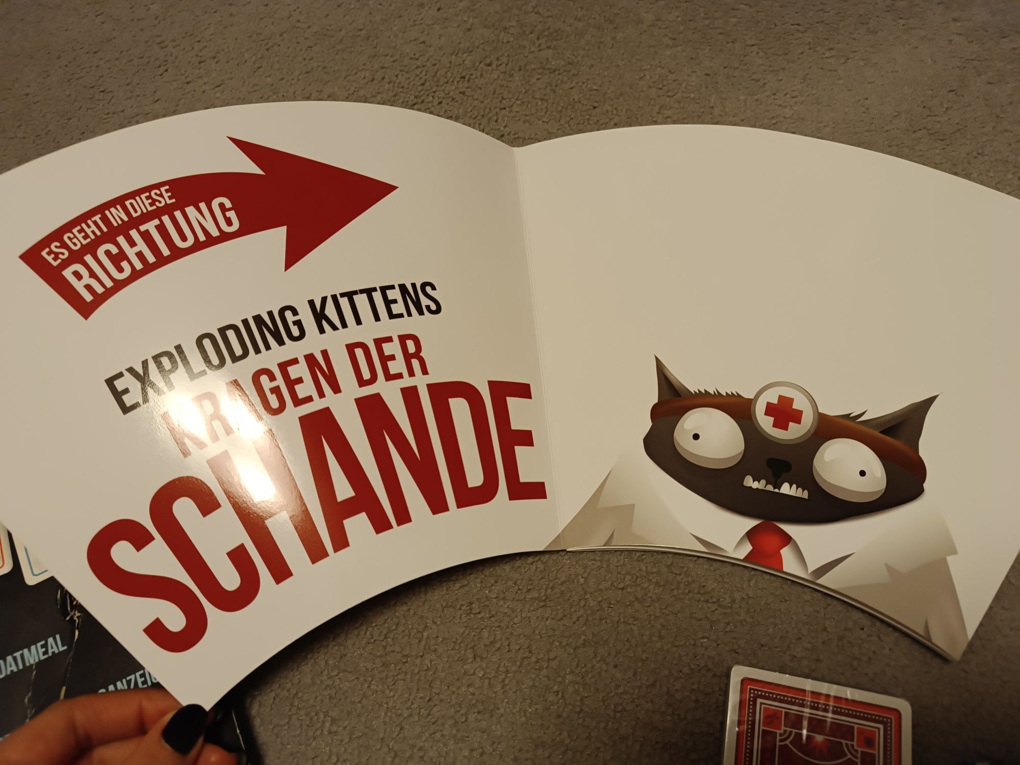 Implodujące kotki - dodatek do gry Exploding Kittens -wersja niemiecka