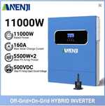 Falownik PV OFF-GRID Anenji 11kW 48V WiFi 2xMPPT 160A DC Czysty SINUS