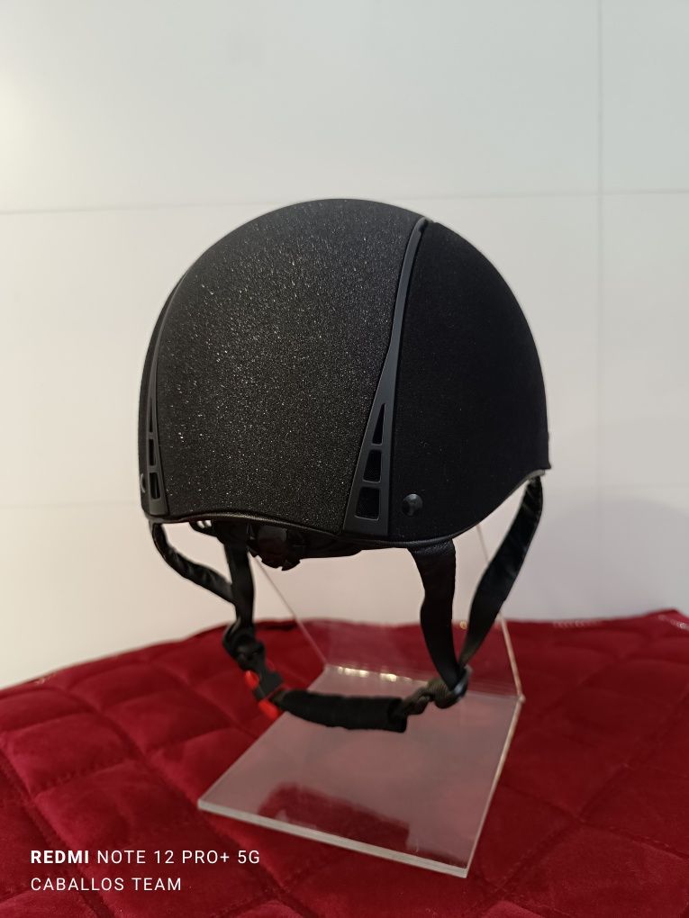 51;52;53;54;55 Kask jeździecki xxs-s KnightsBridge brokatowy