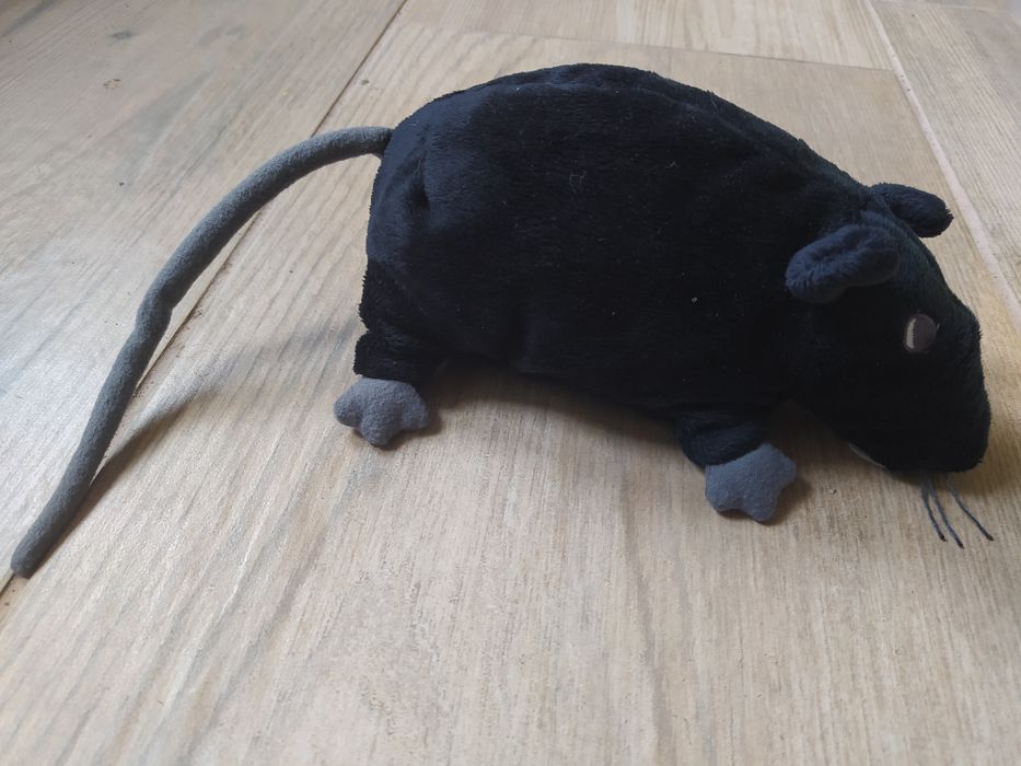 Gosig Rata oryginalny  szczur czarny szczurek maskotka pluszak z Ikea