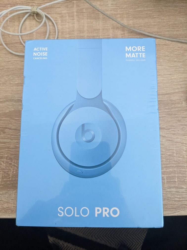 Beats Solo Pro. Light Blue. Pharrell Williams. More Matte