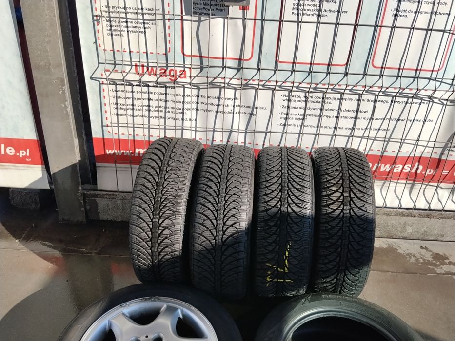 Kola kompletne Mercedes,opony zimowe Fulda 205/55/R16, super stan!
