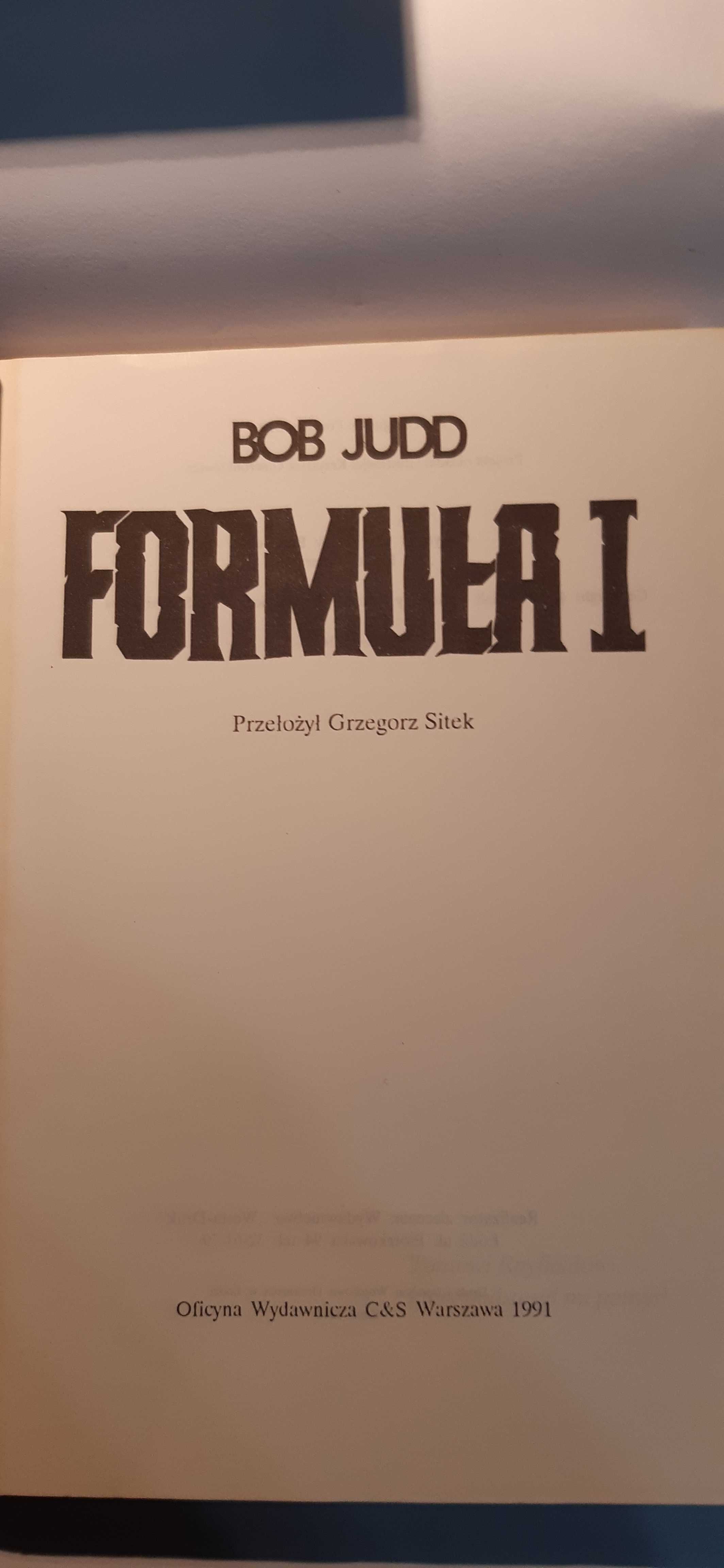 książka formuła 1 Bob Judd
