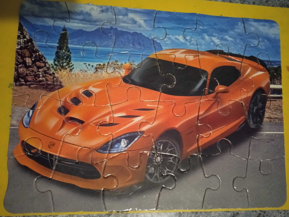 Книга-пазлы  6 машин.