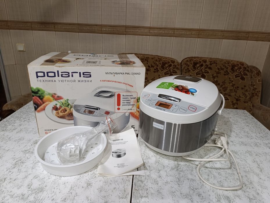 Мультиварка Polaris PMC 0506 AD пароварка Нова
