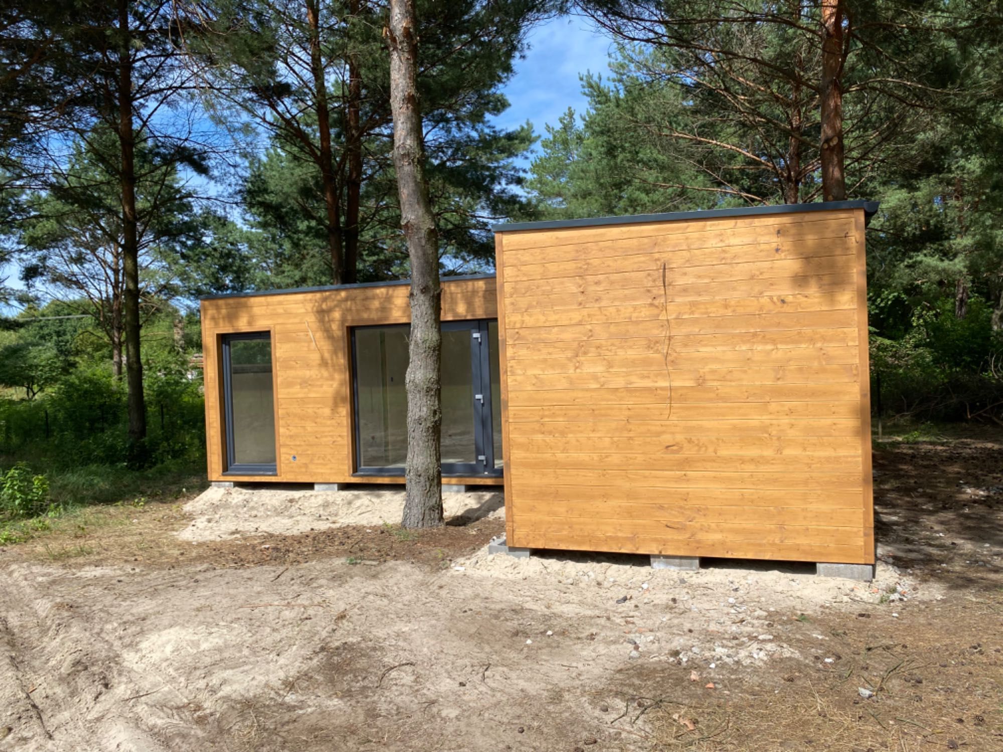 Dom modułowy L 35m2- całoroczny, bez pozwolenia