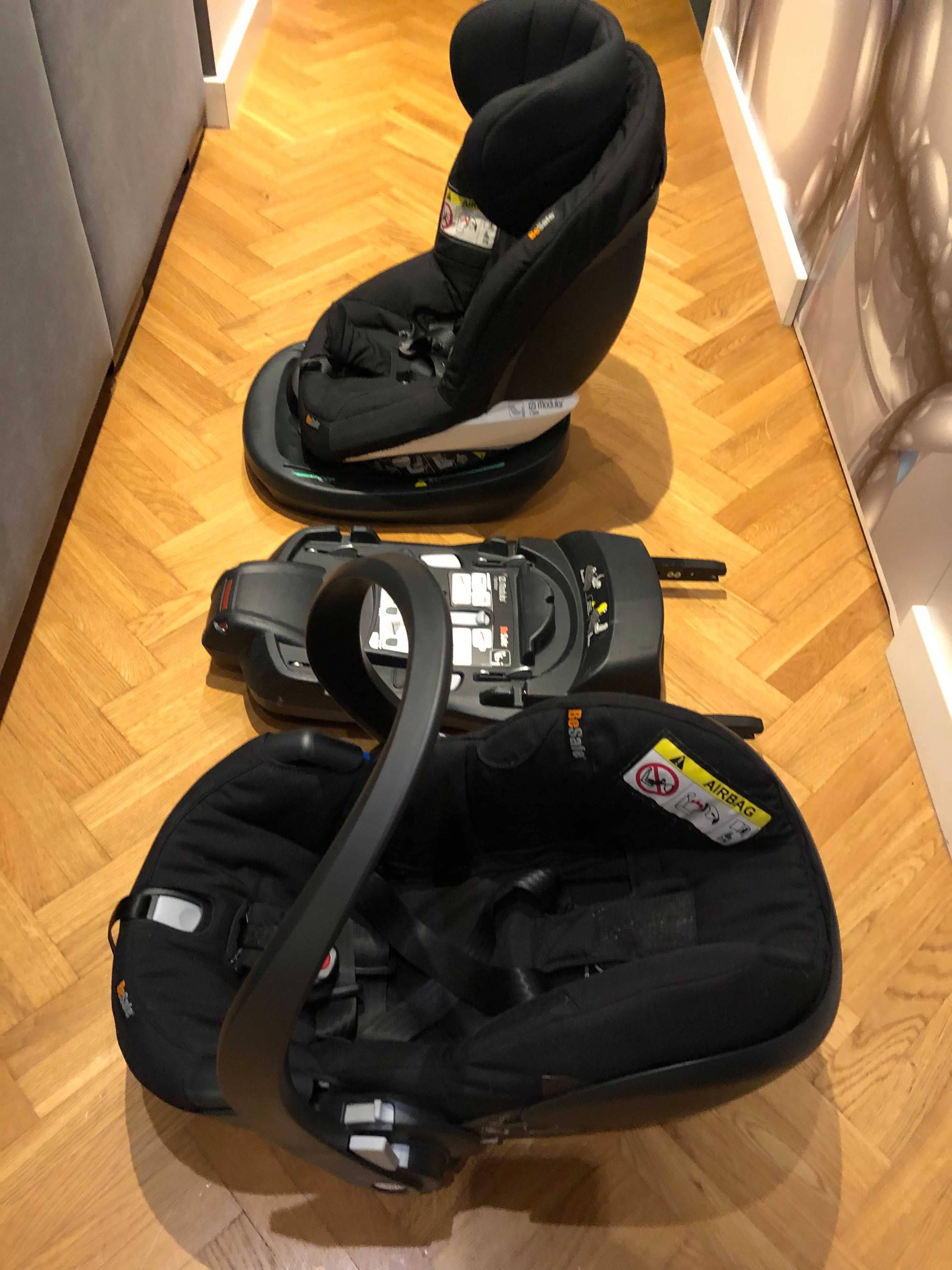 Zestaw fotelików BeSafe iZi Modular (2 foteliki + baza ISOFIX) +GRATIS