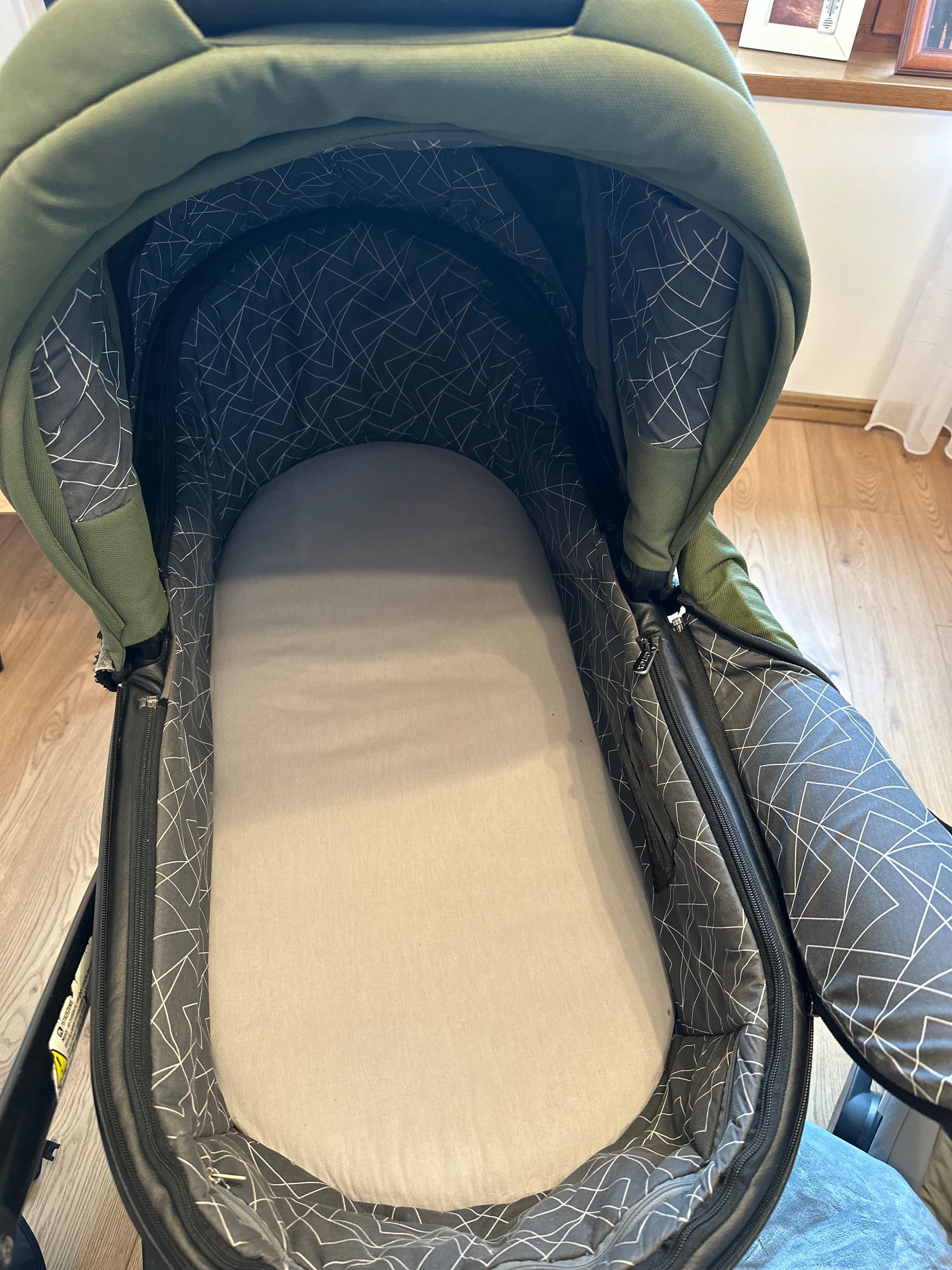Wózek 3w1 Anex +. Nosidło Cybex do 15kg + gratisy