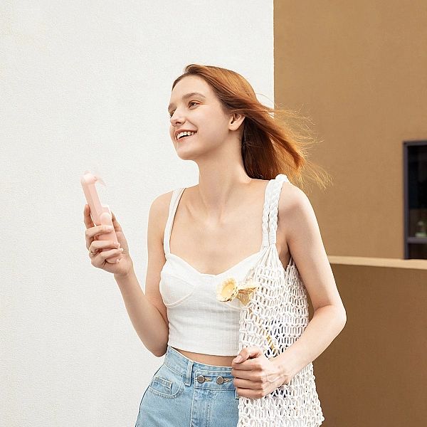 Mini wentylator Jisulife Handheld Fan Life8 przenośny wiatraczek USB z