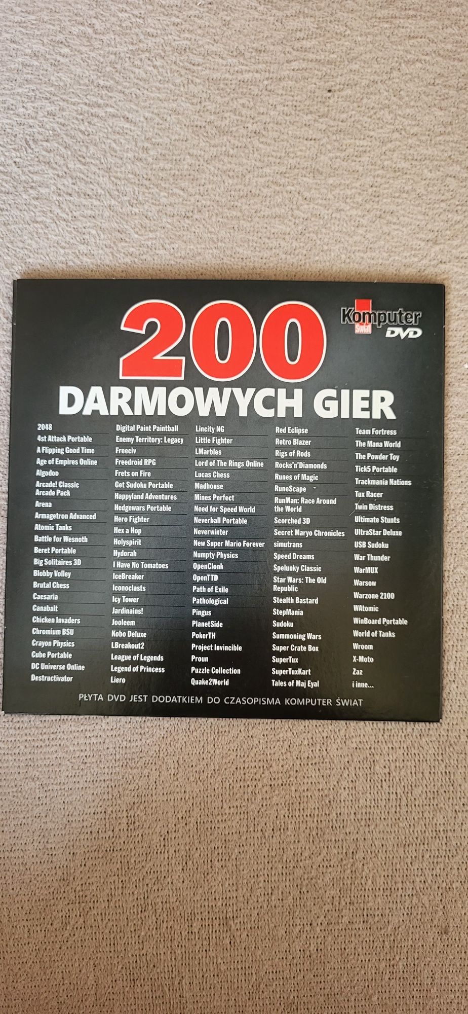 200 darmowych gier komputerowych Komputer świat DVD