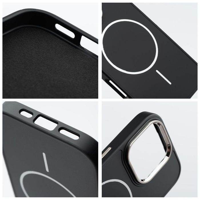Futerał FRAME MAG COVER kompatybilny z MagSafe do IPHONE 15 PRO czarny