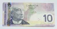 10 $ kanadyjskich 2005 r. wyjątkowy banknot do Twojej kolekcji