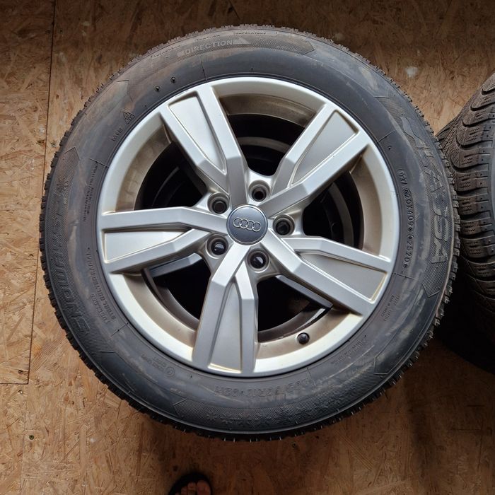 Felgi aluminiowe Audi a4 16 cali + opony zimowe