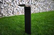 Lampa Solarna LED Słupek Ogrodowy Oświetleniowy Stojący 58cm Zestaw 4
