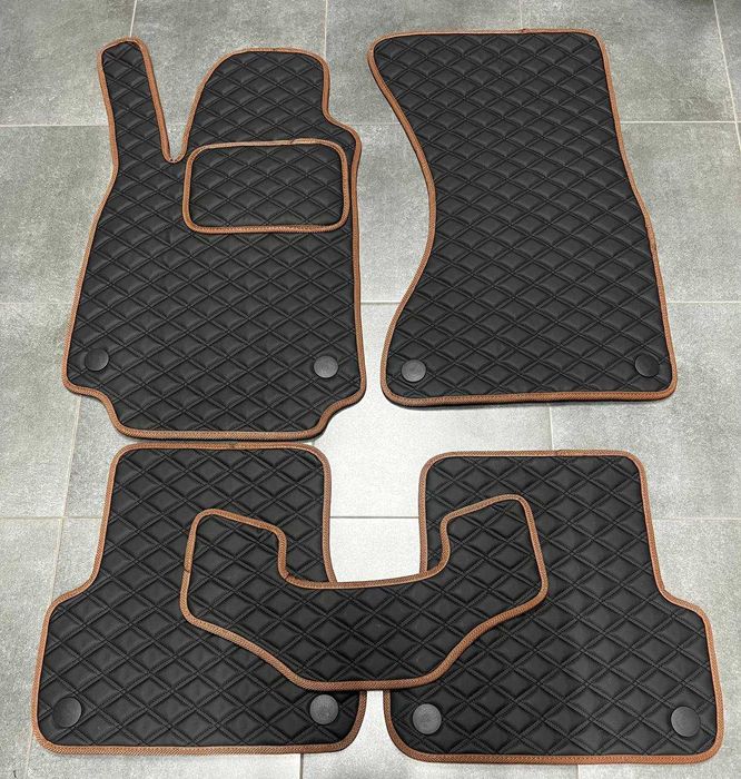 Коврики із екошкіри для Hyundai Santa Fe\ Sonata\ Tucson\ Kona\екокожа