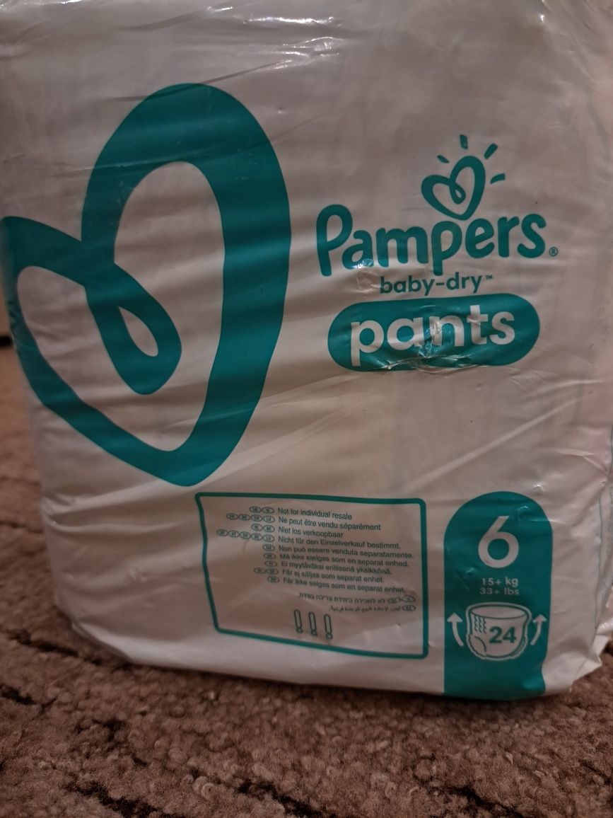 Дитячі трусики Pampers 6