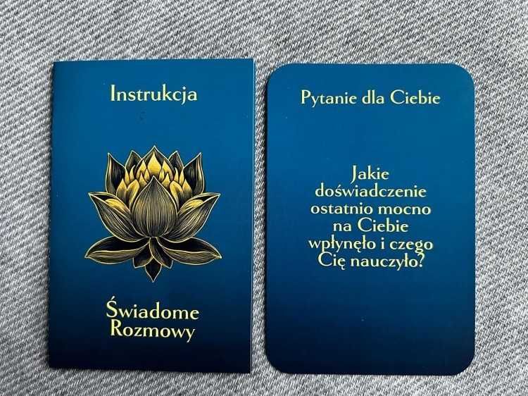 Karty do gry "Świadome rozmowy" – karty, które zbliżają