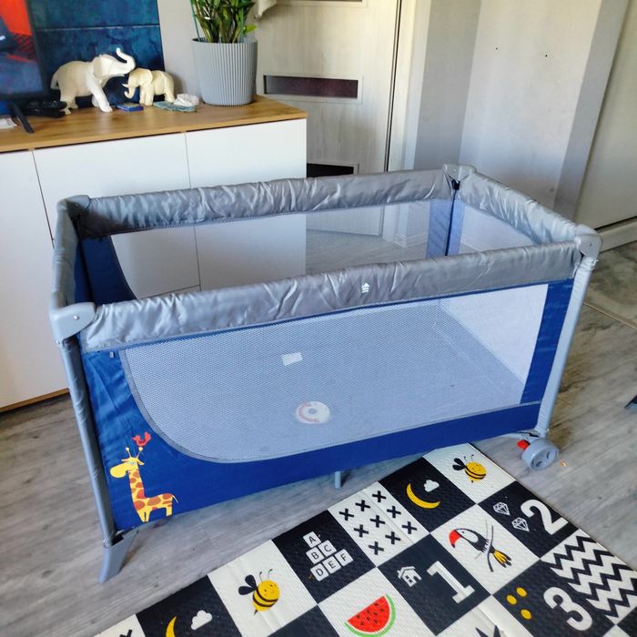 Kinderkraft Łóżeczko Turystyczne Joy granatowe