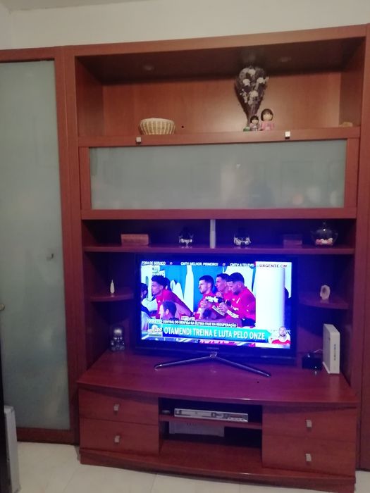 Móvel de sala de 4 elementos cereja aglomerado