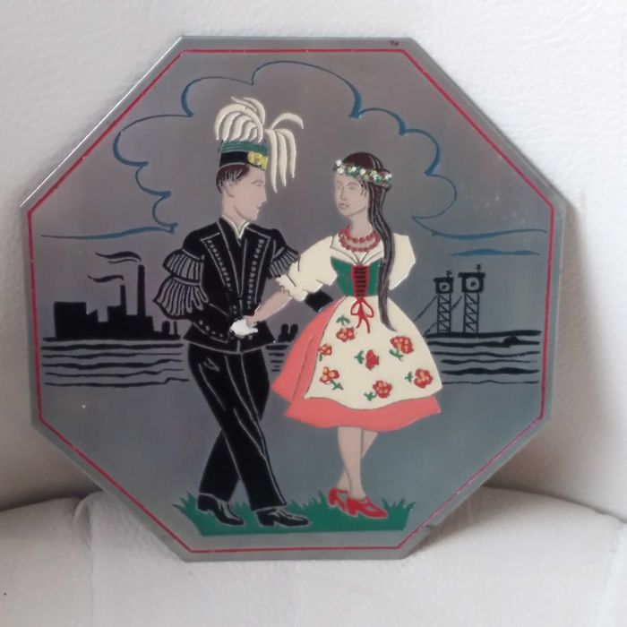 Ciekawy obraz wykonany z grubej blachy / Polecam