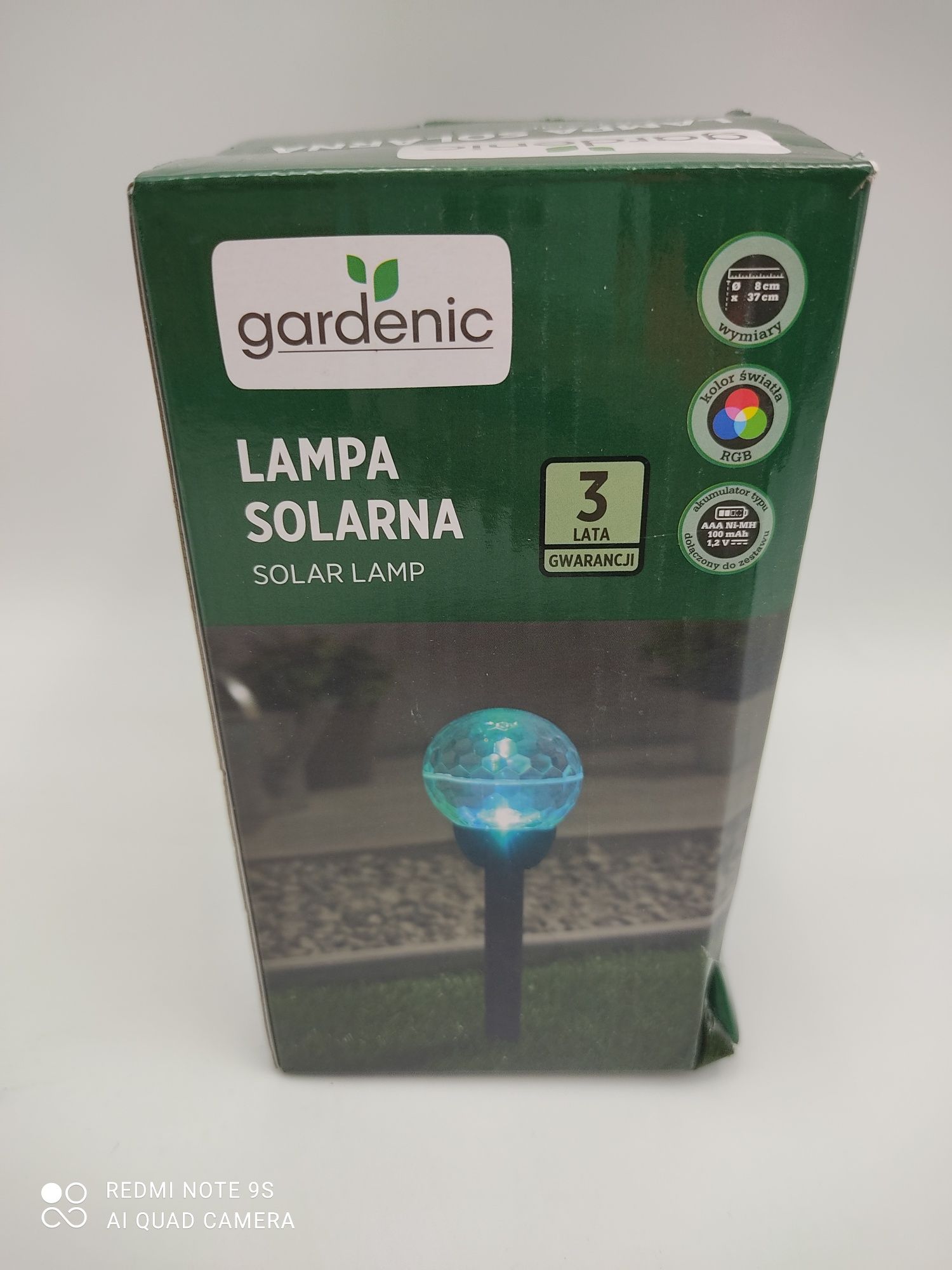 Lampa solarna ogrodowa Gardenia