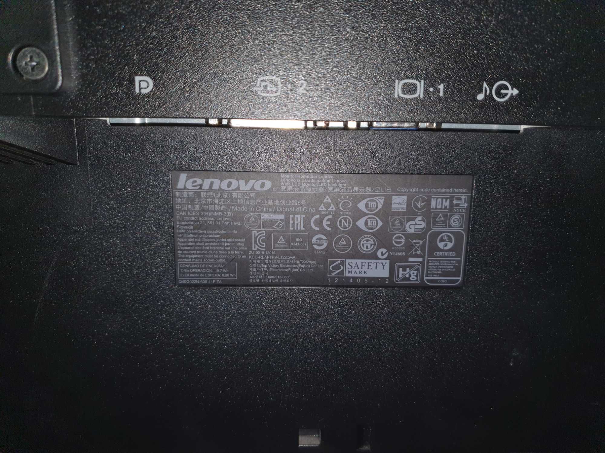 Monitor Lenovo ThinkVision 24 cale