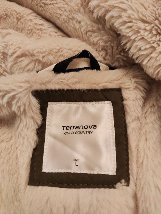 Parka verde extremamente quente