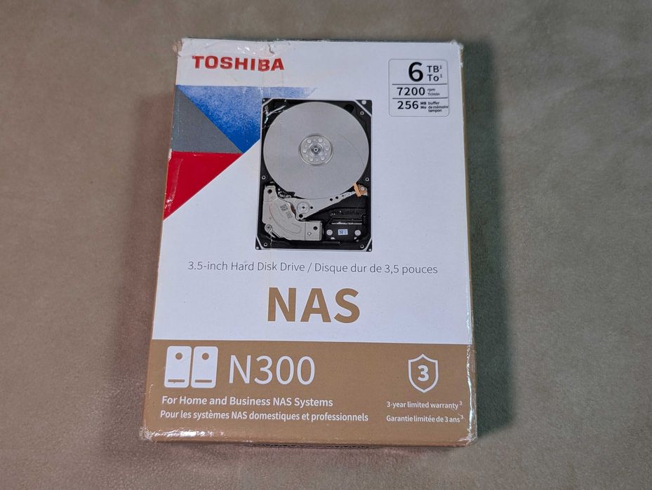 Жорсткий диск HDD Toshiba N300 6 TB NAS серверный | Новый(неисправный)