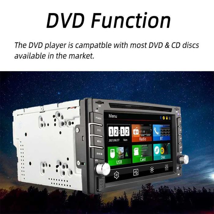 Radio 2din DVD usb bluetooth wifi