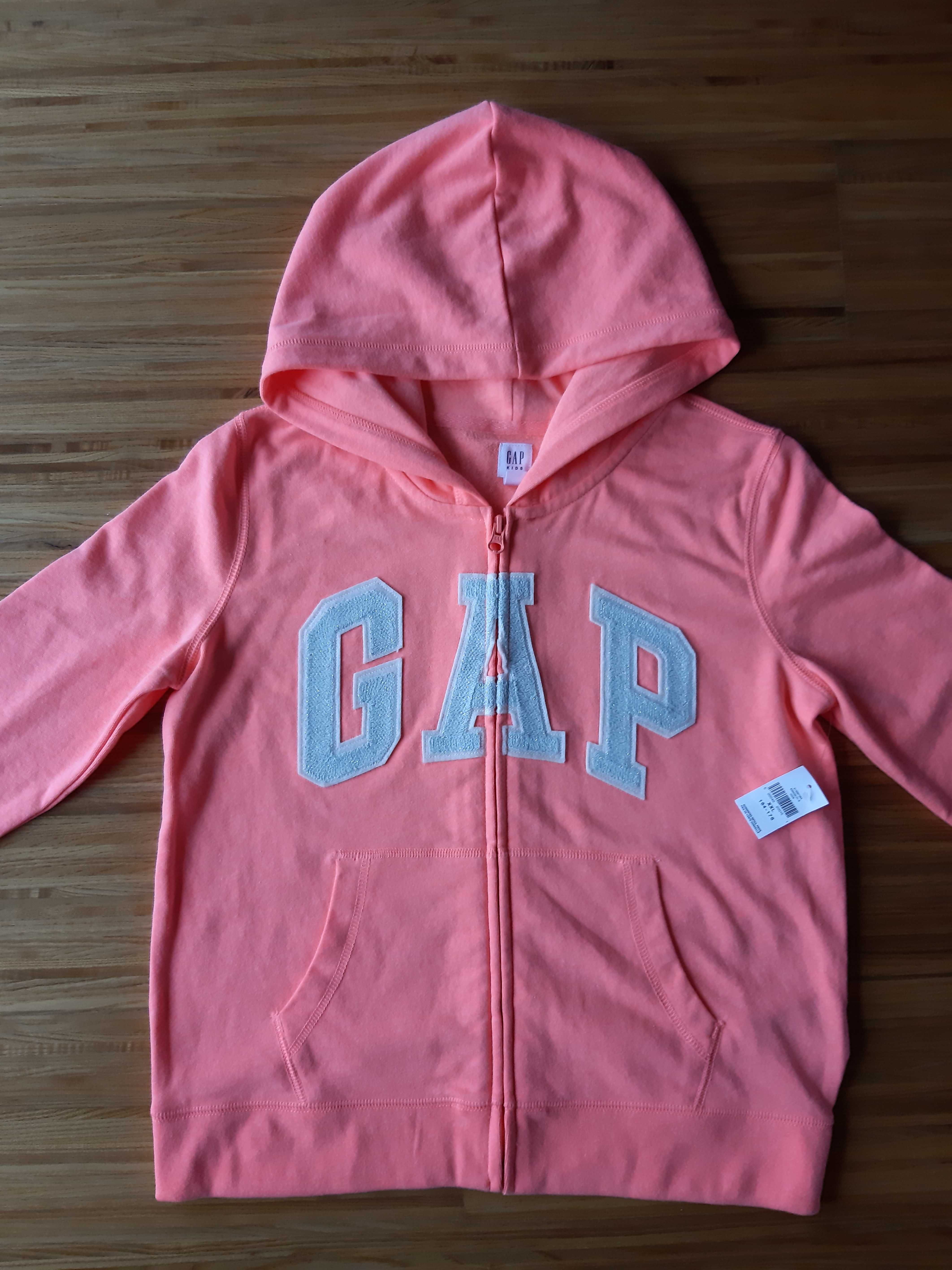 GAP Bluza kaptur, Metki, Kolor Neon, XXL 164-176
