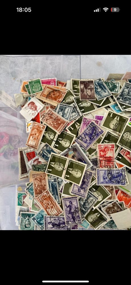 Selos de Coleção Diversos Vários Países Vendo ao Peso - Filatelia
