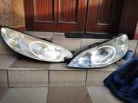 Peugeot 407 komplet lamp przód