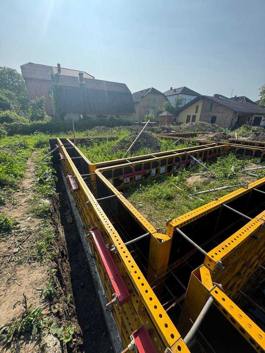 Оренда стінової опалубки. легка версія. Колони, фундамент