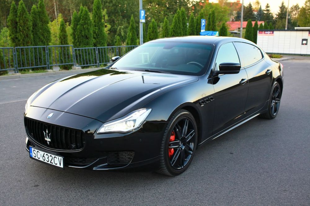 Maserati Quattroporte 445 KM 699Nm Apple CarPlay Android Auto Lampy FULL LED Wentyl. Fotele