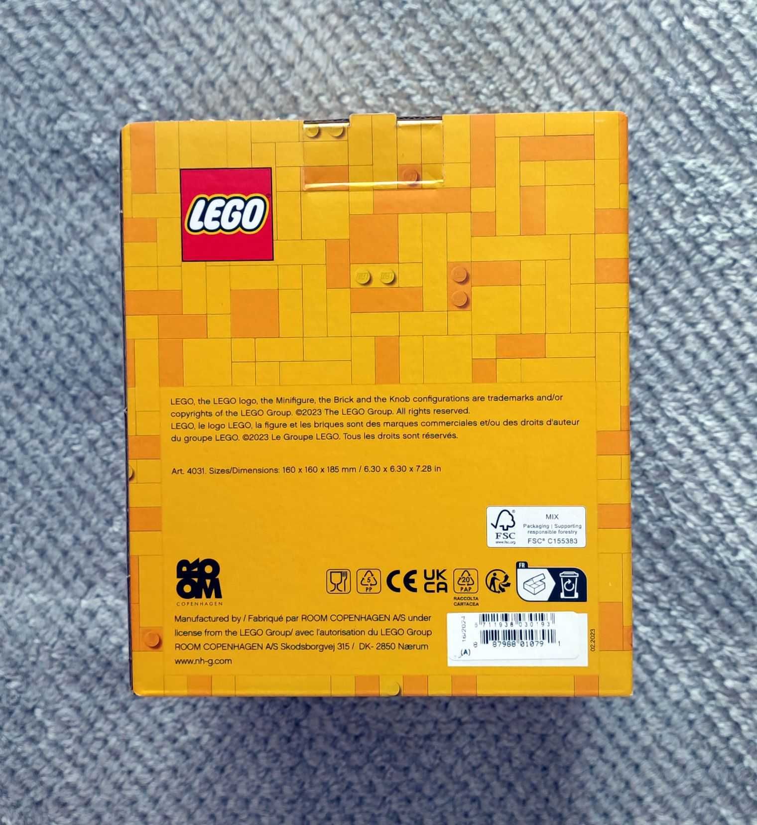 LEGO   Pojemnik na LEGO mała głowa 4031