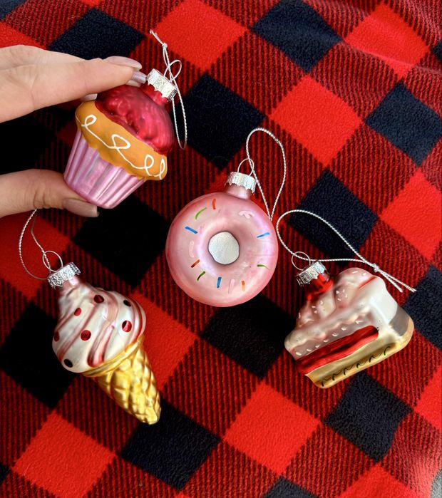 Подарунковий набір скляних ялинкових іграшок прикрас Lidl