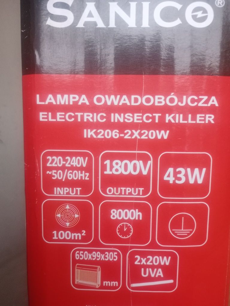 Lampa owadobójcza IK206-2x20W
